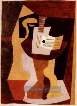  art - Guitare et Trennwand sur un gueridon 1920 Kubismus
